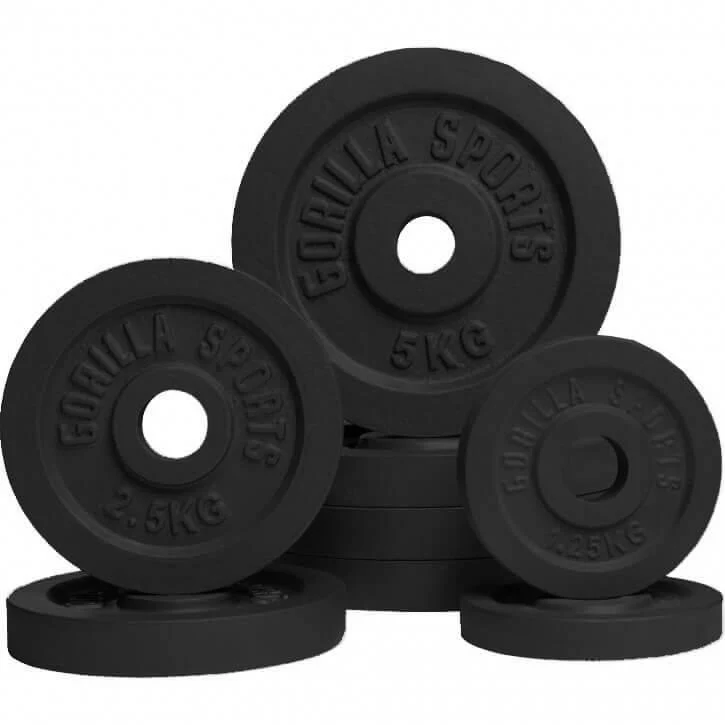 Hantelscheibe Guss Schwarz 0.5-30 KG