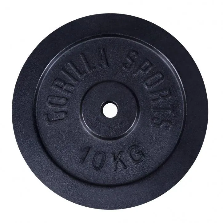 Hantelscheibe Guss Schwarz 0.5-30 KG