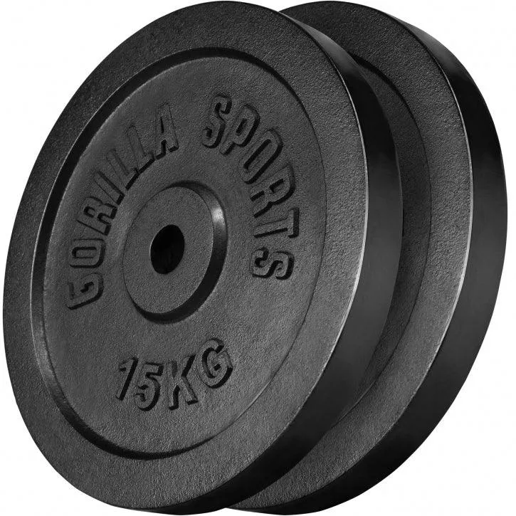 Hantelscheibe Guss Schwarz 0.5-30 KG