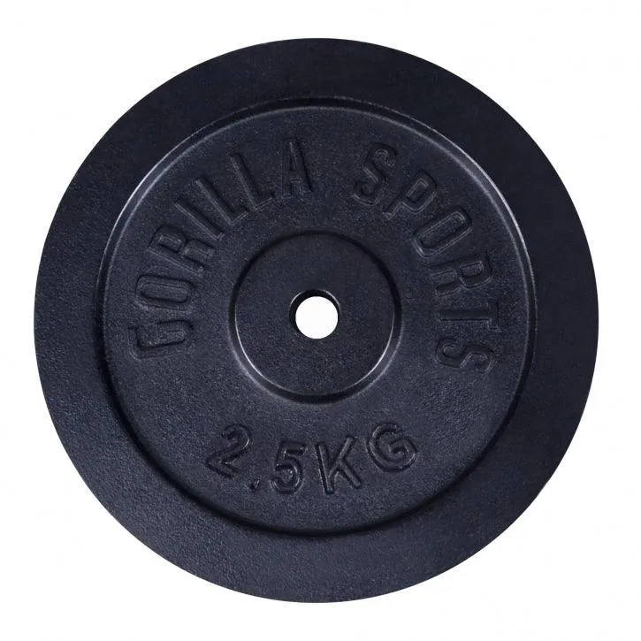 Hantelscheibe Guss Schwarz 0.5-30 KG