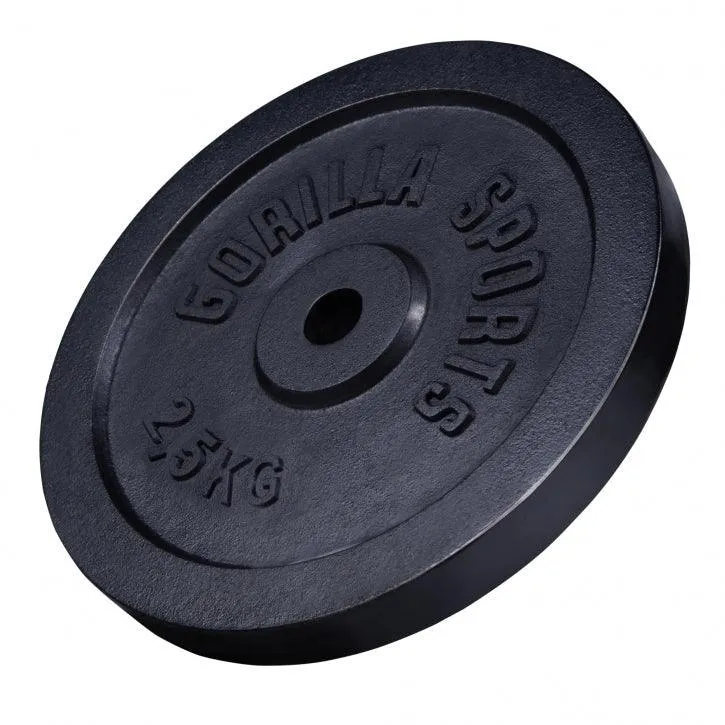 Hantelscheibe Guss Schwarz 0.5-30 KG