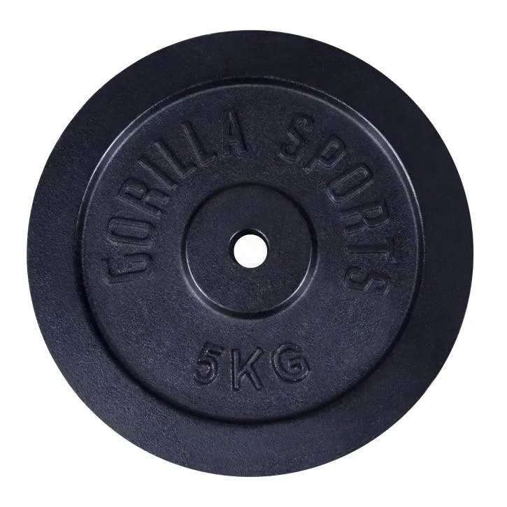 Hantelscheibe Guss Schwarz 0.5-30 KG