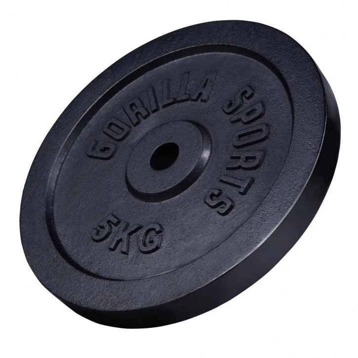 Hantelscheibe Guss Schwarz 0.5-30 KG