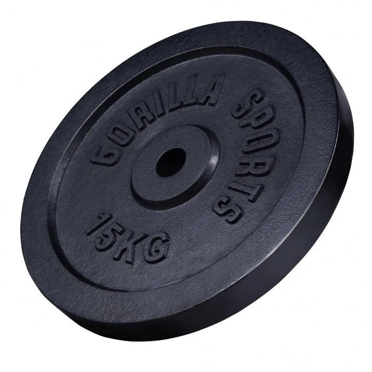Hantelscheibe Guss Schwarz 0.5-30 KG
