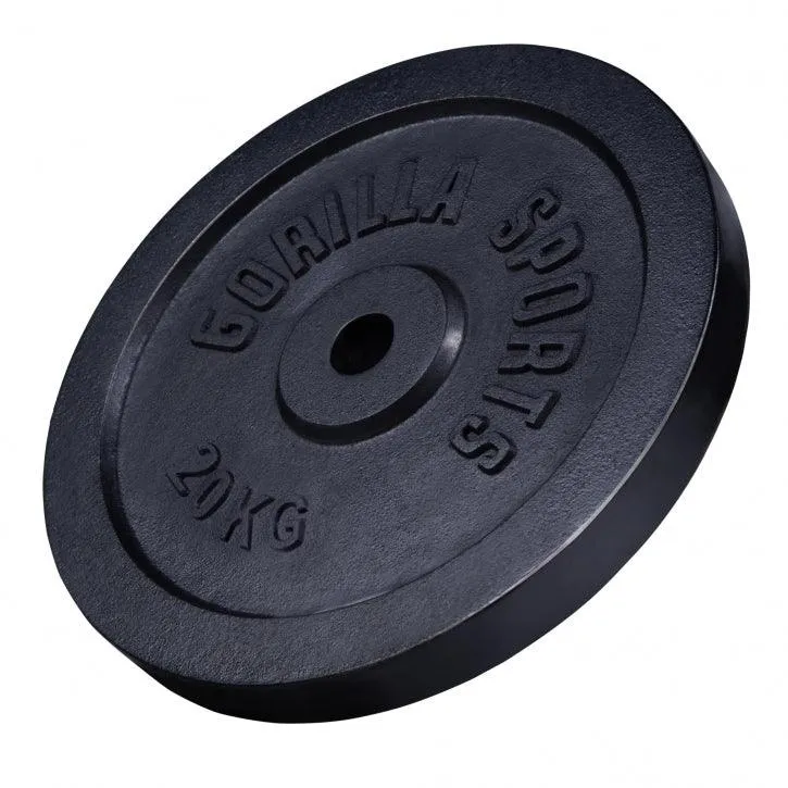 Hantelscheibe Guss Schwarz 0.5-30 KG