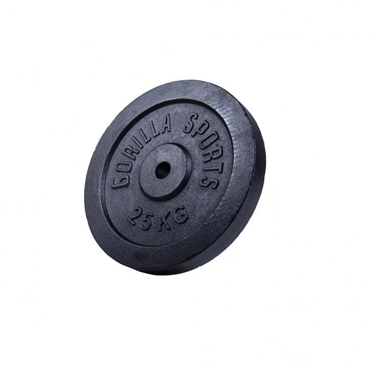 Hantelscheibe Guss Schwarz 0.5-30 KG