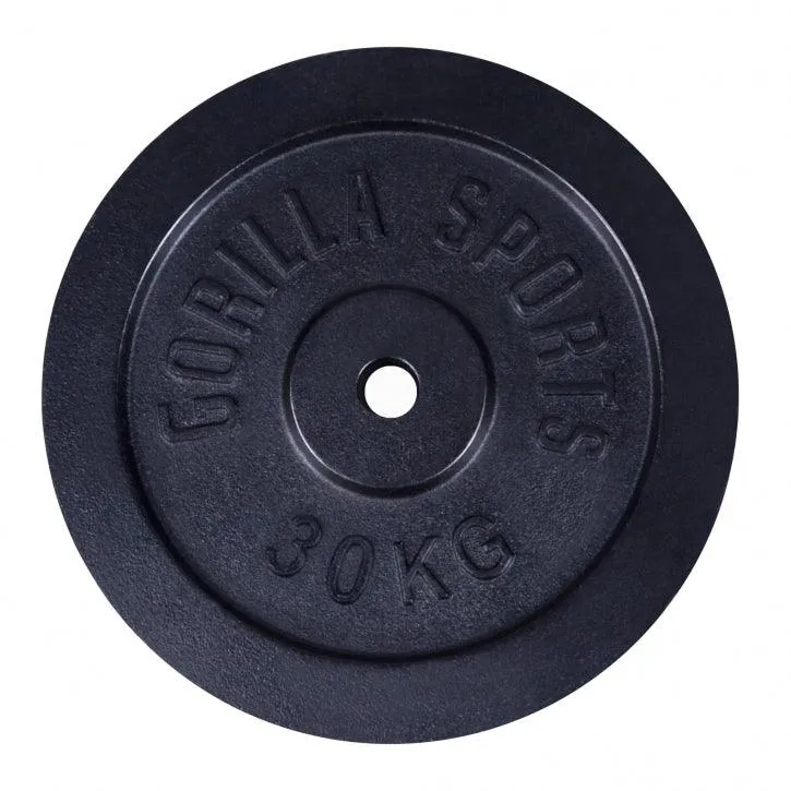 Hantelscheibe Guss Schwarz 0.5-30 KG