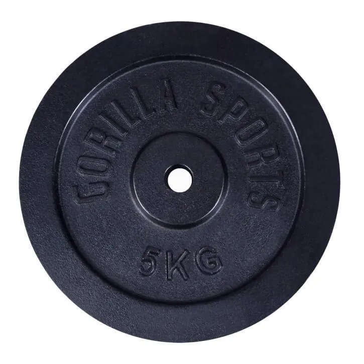 Hantelscheibe Guss Schwarz 0.5-30 KG