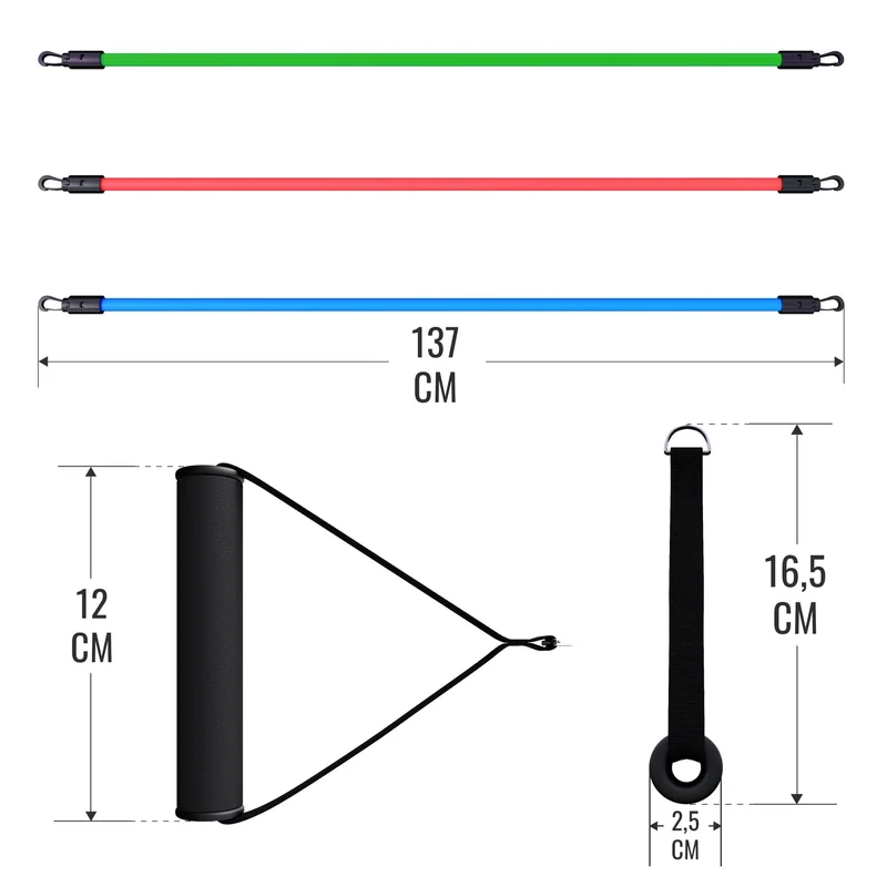 Expander Fitness Tube Set