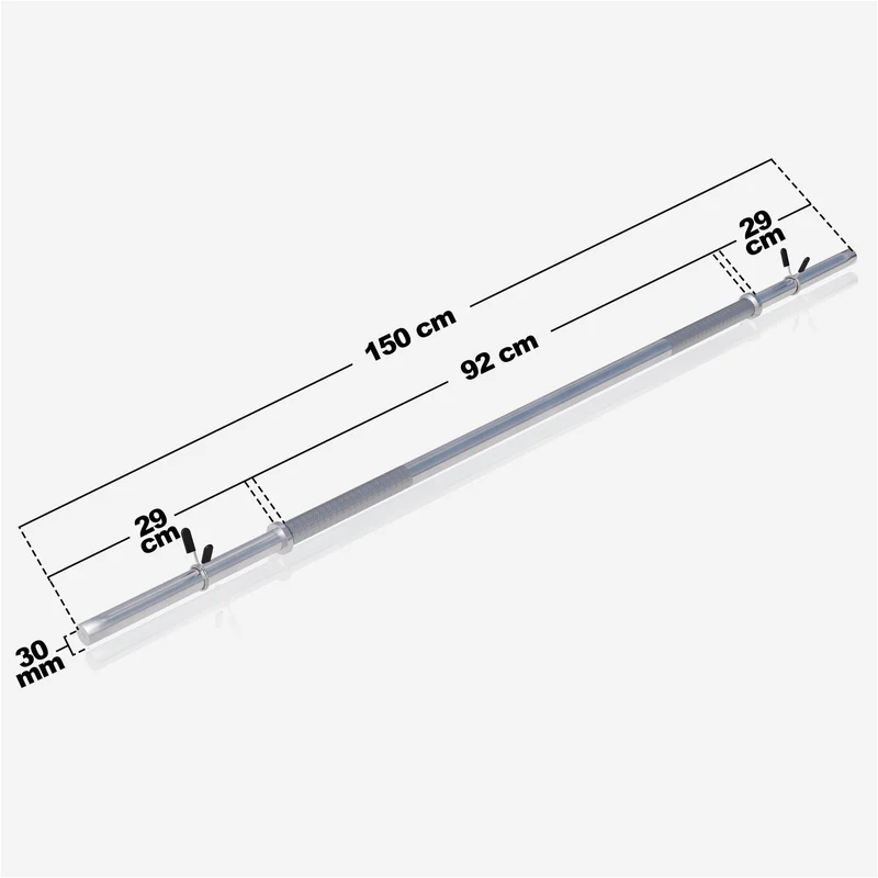 Langhantelstange Chrom 150 cm