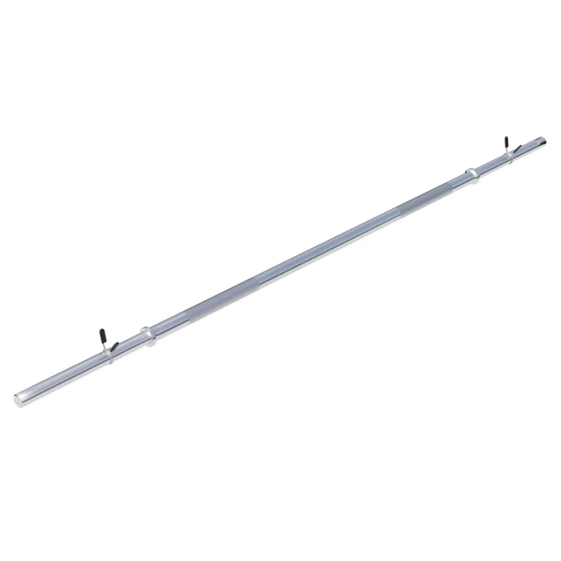 Langhantelstange Chrom 170 cm mit Federverschluss