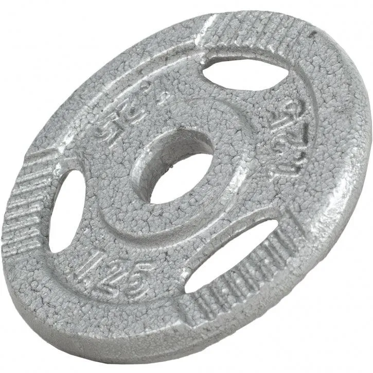 Hantelscheibe Guss Gripper 0.5-20 KG Silber