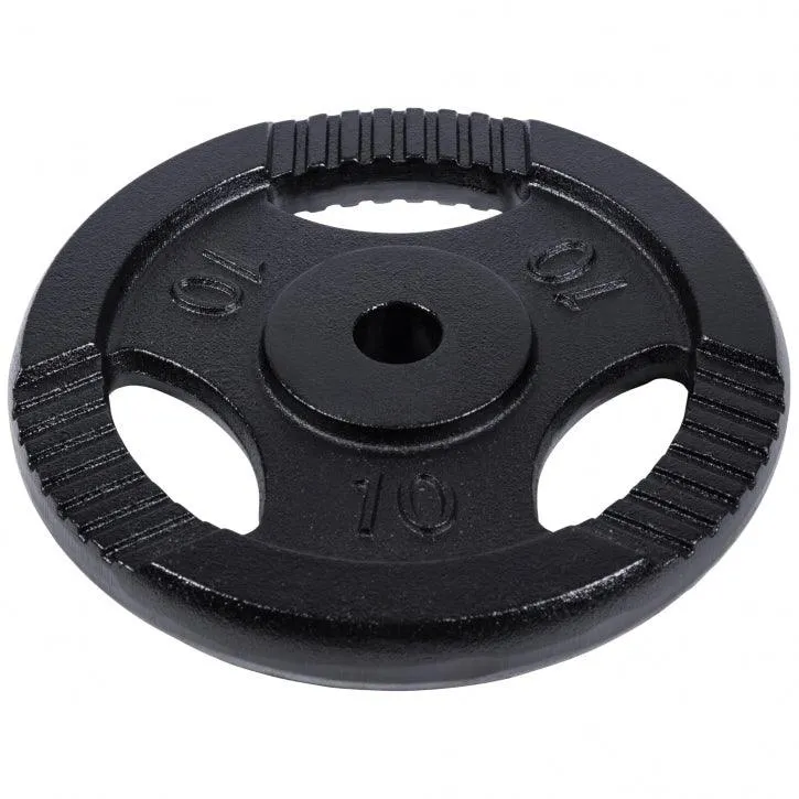 Hantelscheibe Guss Gripper Schwarz 0.5-20 KG