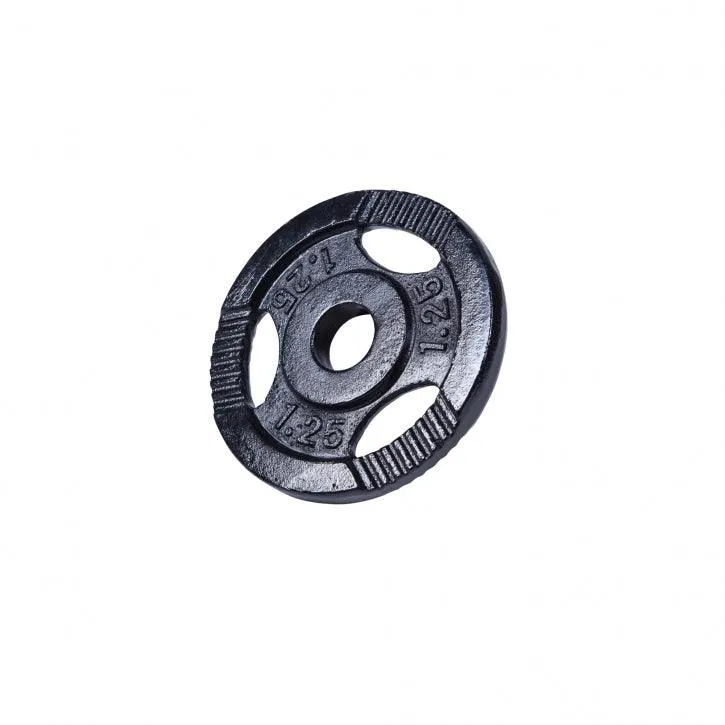 Hantelscheibe Guss Gripper Schwarz 0.5-20 KG