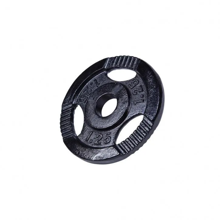 Hantelscheibe Guss Gripper Schwarz 0.5-20 KG