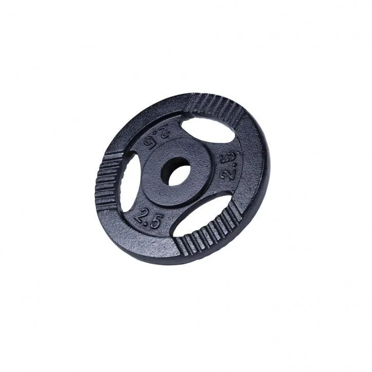 Hantelscheibe Guss Gripper Schwarz 0.5-20 KG