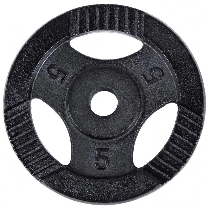 Hantelscheibe Guss Gripper Schwarz 0.5-20 KG