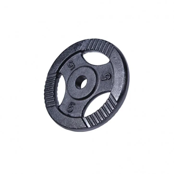 Hantelscheibe Guss Gripper Schwarz 0.5-20 KG