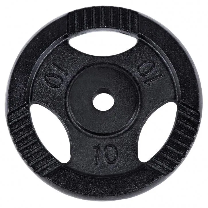 Hantelscheibe Guss Gripper Schwarz 0.5-20 KG