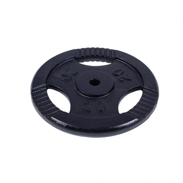 Hantelscheibe Guss Gripper Schwarz 0.5-20 KG