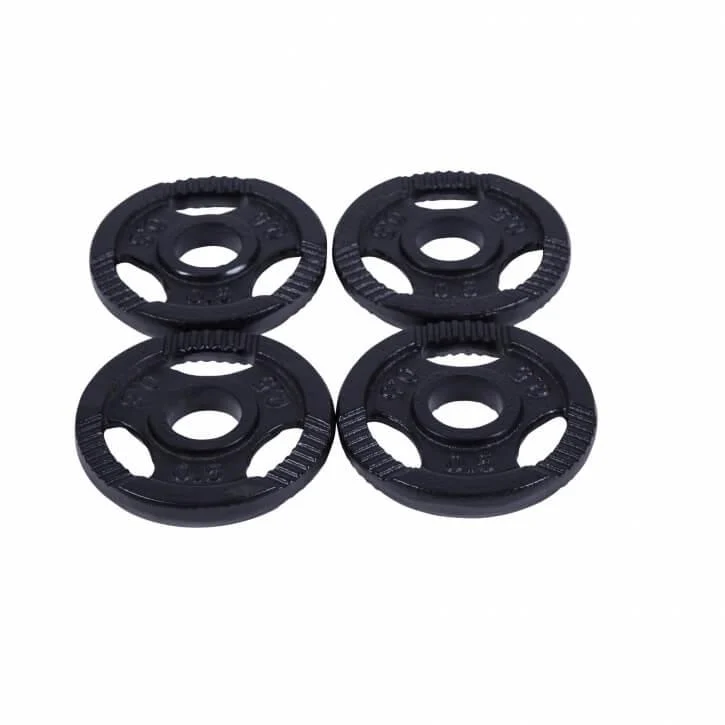Hantelscheibe Guss Gripper Schwarz 0.5-20 KG
