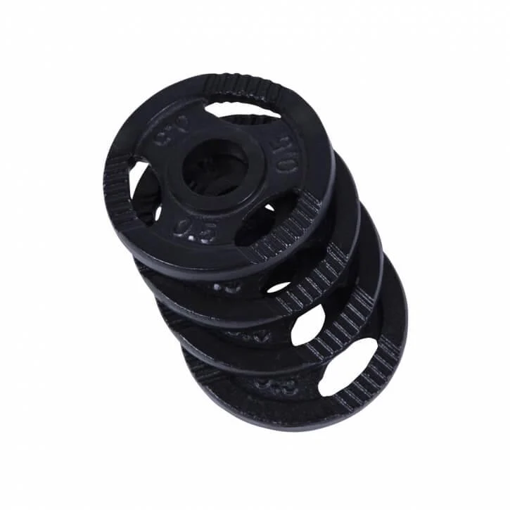 Hantelscheibe Guss Gripper Schwarz 0.5-20 KG
