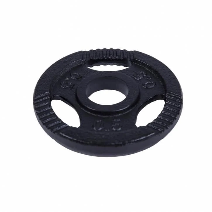 Hantelscheibe Guss Gripper Schwarz 0.5-20 KG