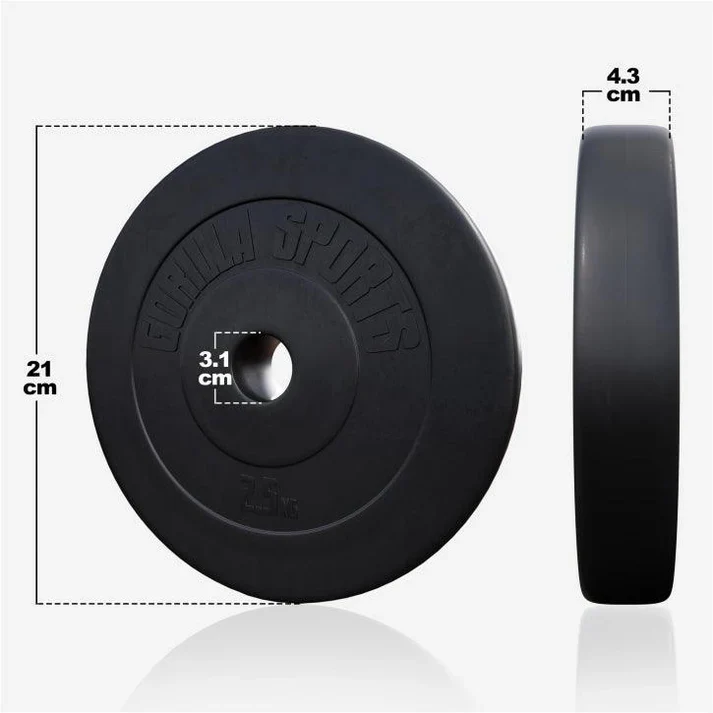 Hantelscheiben Kunststoff 1.25-15 KG