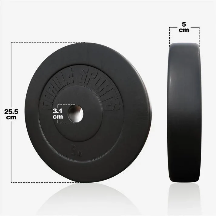 Hantelscheiben Kunststoff 1.25-15 KG