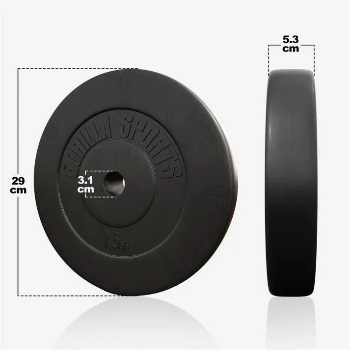Hantelscheiben Kunststoff 1.25-15 KG