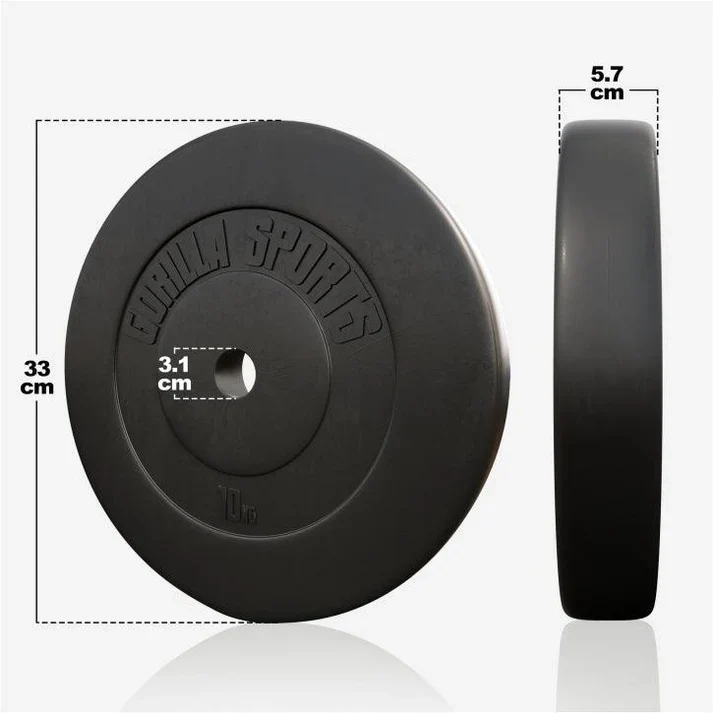 Hantelscheiben Kunststoff 1.25-15 KG