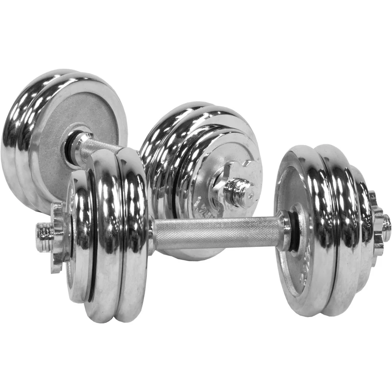 Kurzhantel-Set Chrom 30 kg