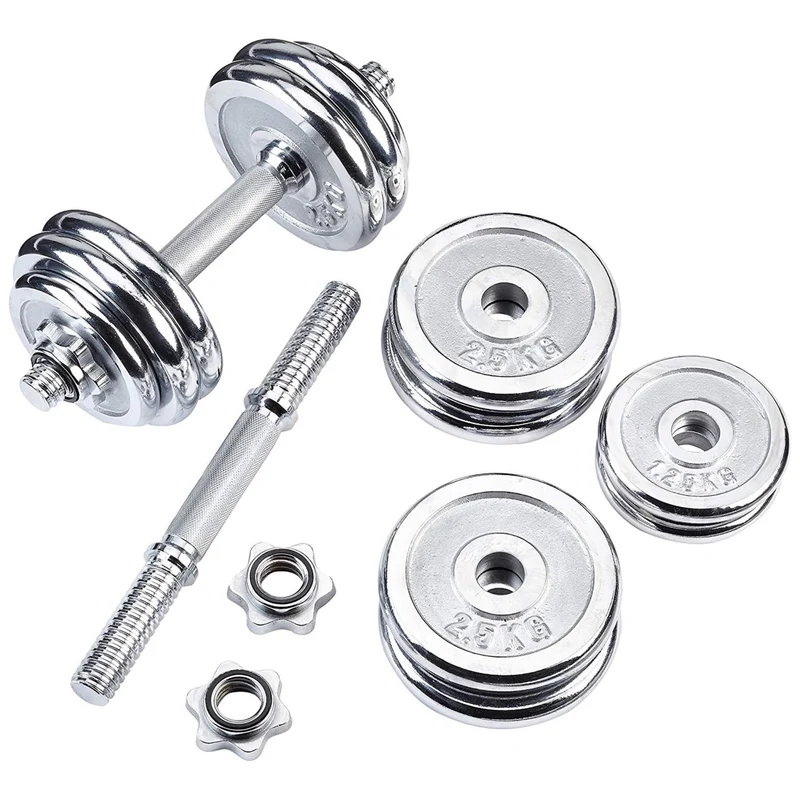 Kurzhantel-Set Chrom 30 kg