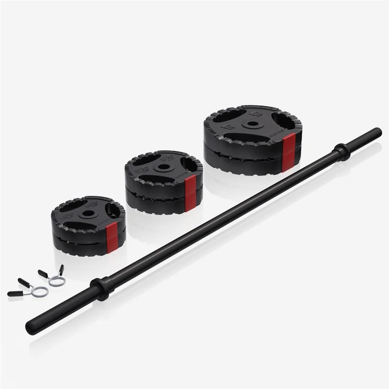 Langhantelset Aerobic Kunststoff Gripper 20 kg