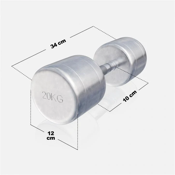 Kurzhantel Chrom 1 - 30 kg