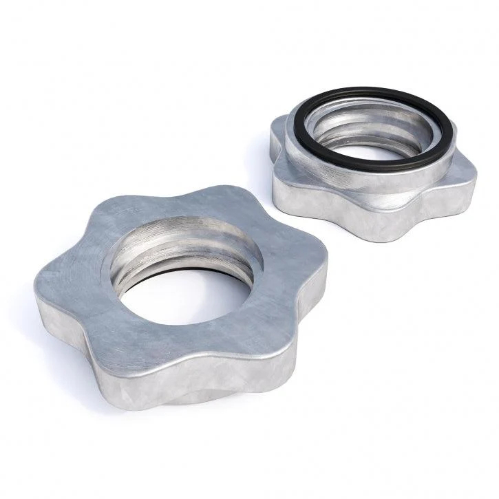 2 Sternverschlüsse für 30/31mm Hantelstangen (1 Paar) - Gorilla Sports
