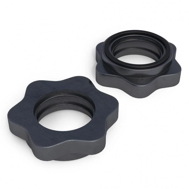 2 Sternverschlüsse für 30/31mm Hantelstangen (1 Paar) - Gorilla Sports