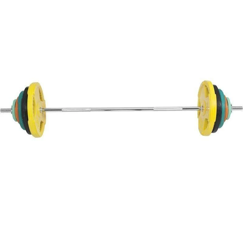 Langhantelset Olympia Gummi Gripper 106 kg