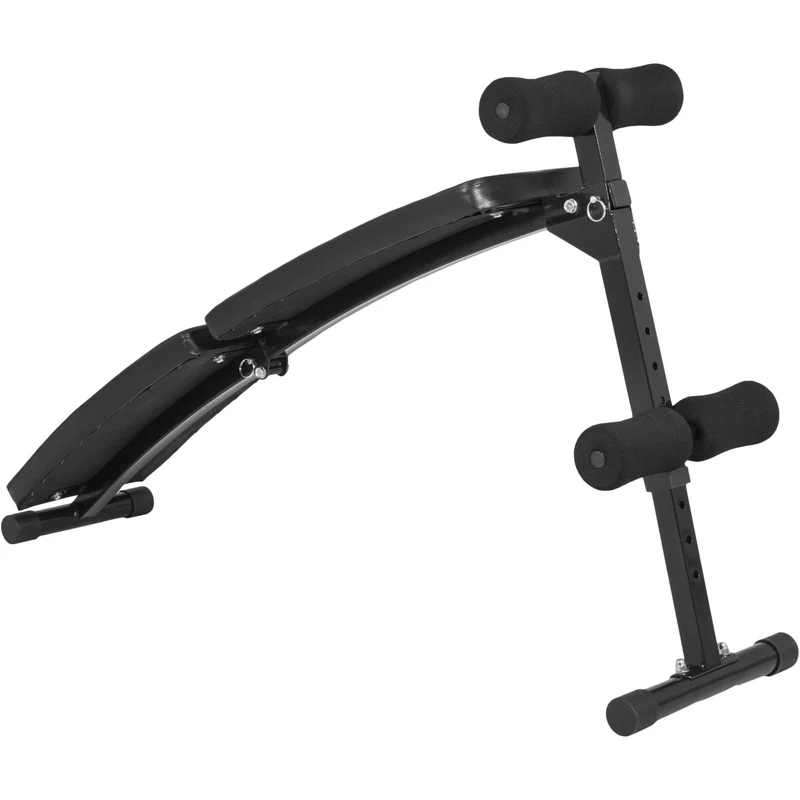 Sit Up Bank klappbar Schwarz