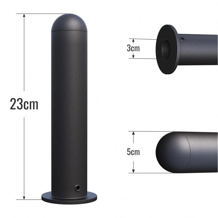 Adapter Schwarz 50mm für 30mm Hantelstange