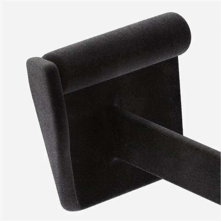 Latzug-/Rudergriff Gummi schwarz