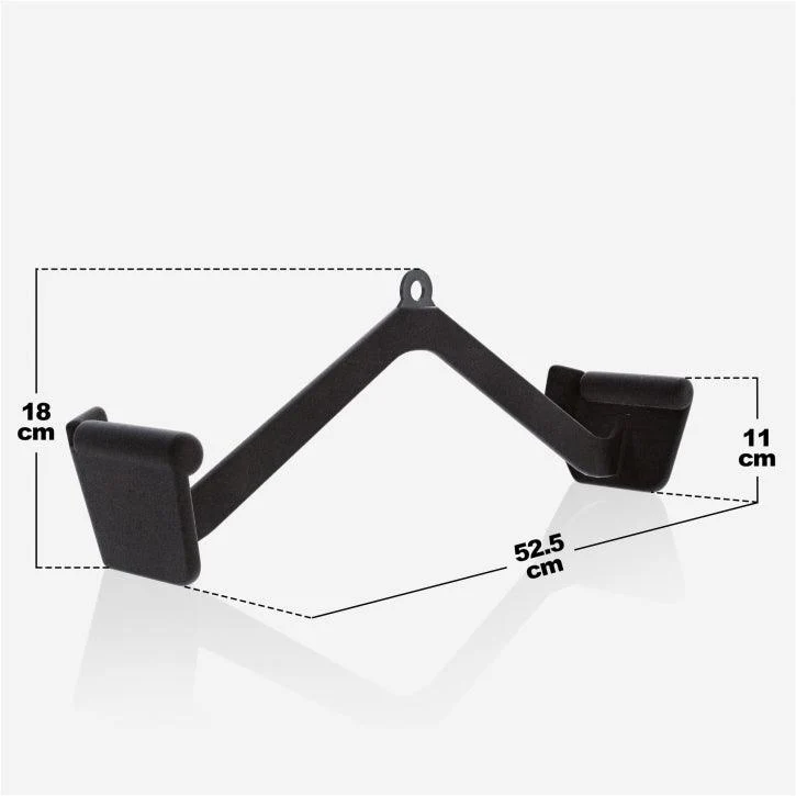 Latzug-/Rudergriff Gummi schwarz