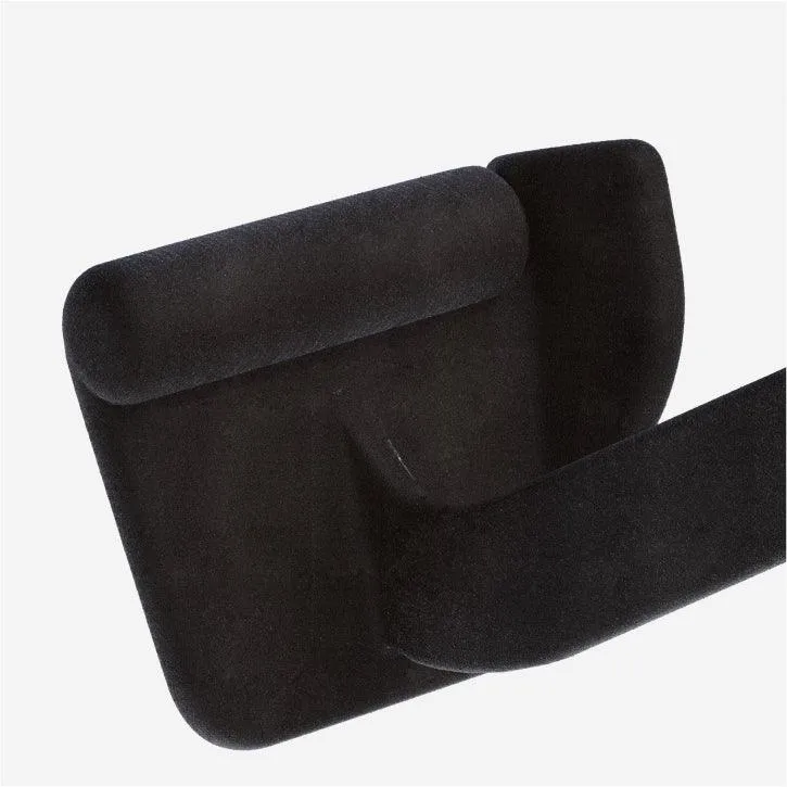 Latzug-/Rudergriff Gummi schwarz