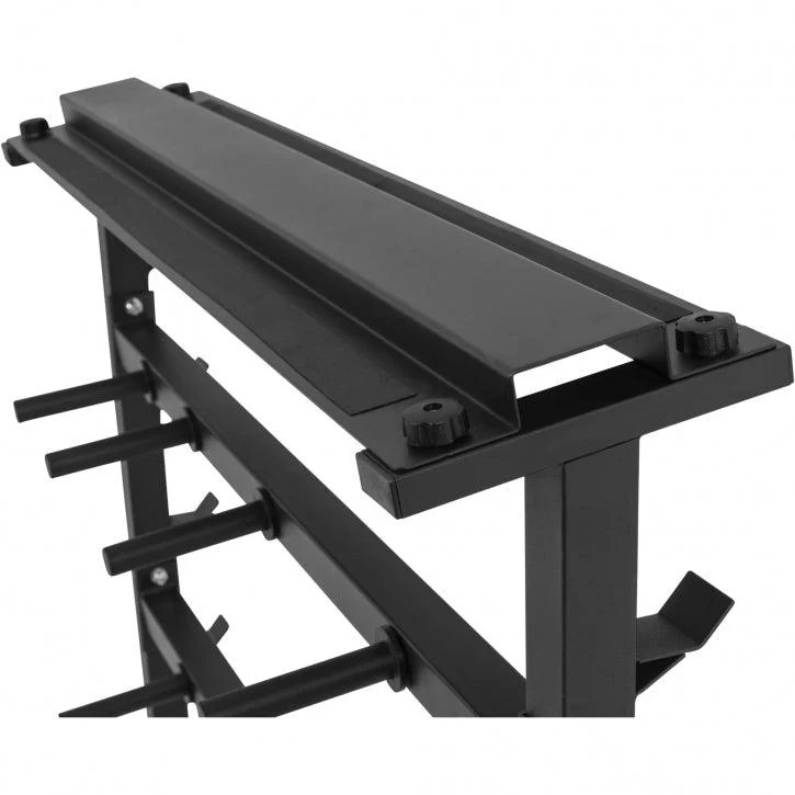 Scheibenständer Hantelständer Hantelablage 30/31mm silber/schwarz