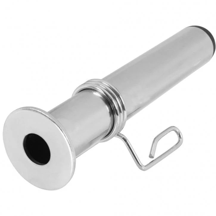 Adapter für Hantelstangen mit Federverschluss Chrom