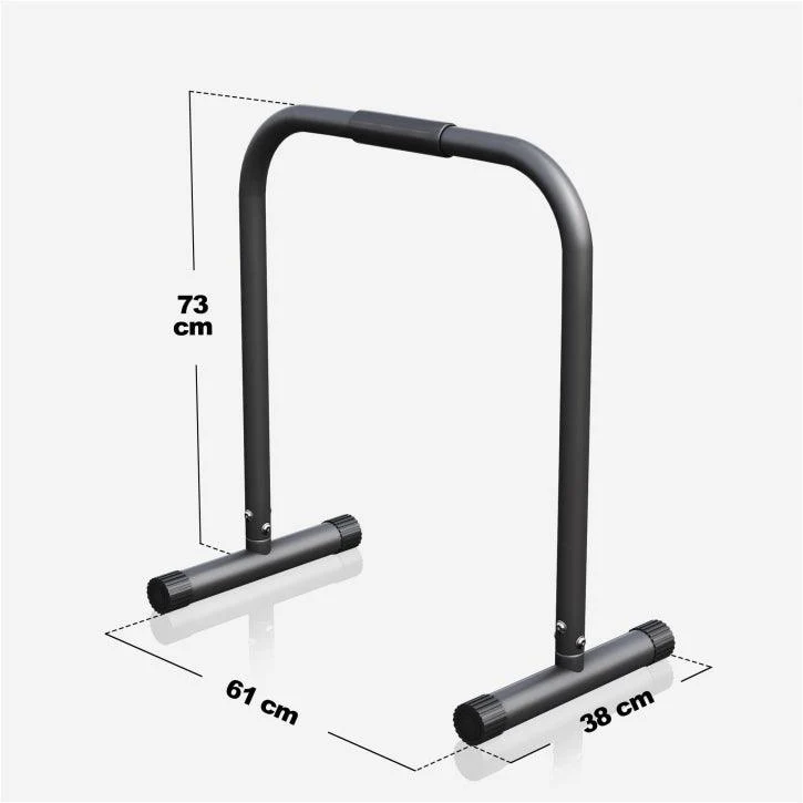 Push-up Stand Bar Parallettes Schwarz/Rot/Blau