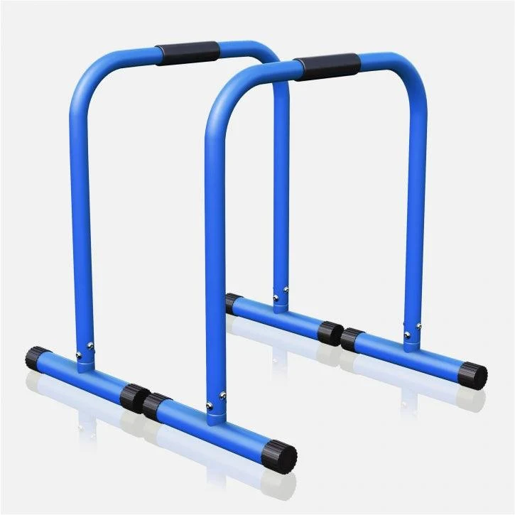 Push-up Stand Bar Parallettes Schwarz/Rot/Blau