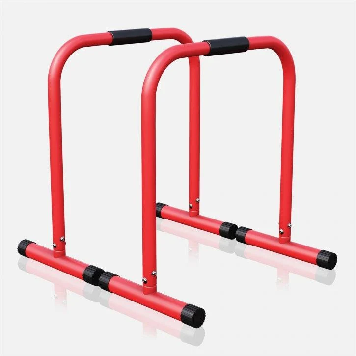 Push-up Stand Bar Parallettes Schwarz/Rot/Blau