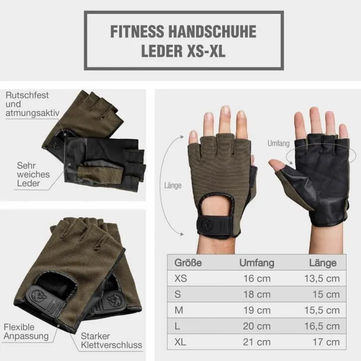 Fitness Handschuhe Leder