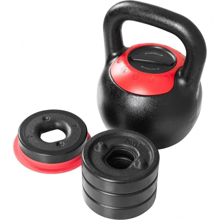 Kettlebell verstellbar 8 kg - 16 kg oder 16 kg bis 24kg